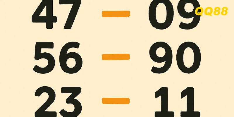 Thống kê lô rơi và lô kép tuần này – Cặp số nào đang ‘đỏ’ tại QQ88? 2 Cặp số 47–74 đang “đỏ rực” tại QQ88 tuần này.